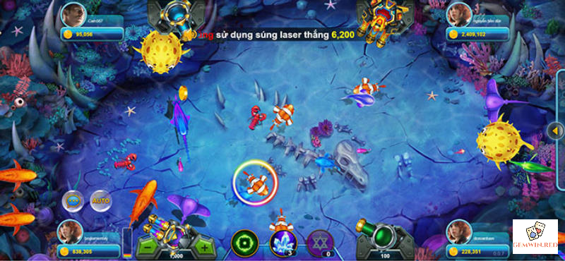 Luật chơi vua săn cá Gemwin